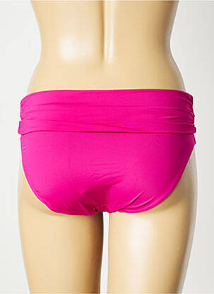 Bas de maillot de bain effet matière satinée culotte rose AUBADE femme