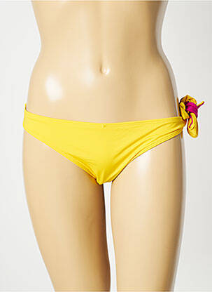 Bas de maillot de bain réversible culotte jaune AUBADE femme