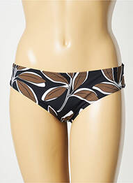 Bas de maillot de bain imprimé fleurs shorty noir AUBADE femme