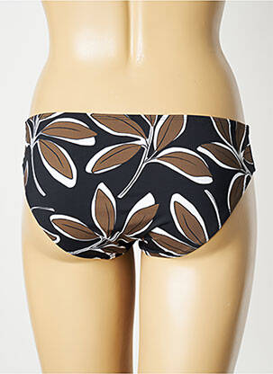 Bas de maillot de bain imprimé fleurs shorty noir AUBADE femme