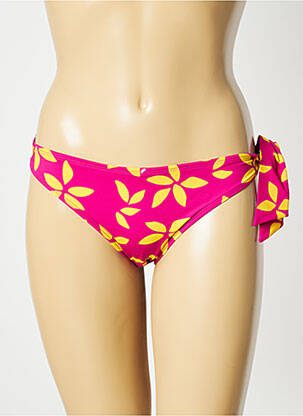Bas de maillot de bain imprimé fantaisie culotte rose AUBADE femme