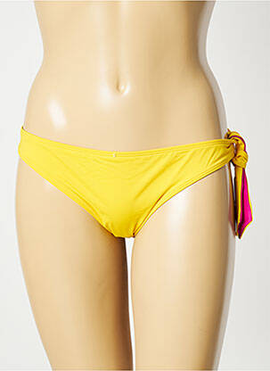 Bas de maillot de bain réversible culotte jaune AUBADE femme