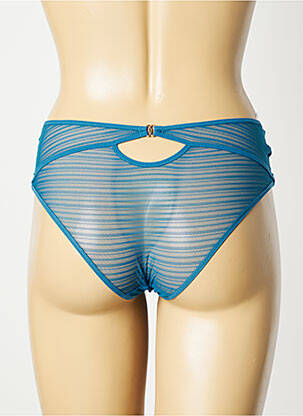 Shorty effet matière satinée bleu SIMONE X SIMONE PÉRÈLE femme