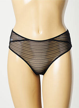 Shorty effet matière satinée noir SIMONE X SIMONE PÉRÈLE femme