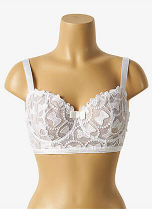Soutien-gorge haut soutien-gorge balconnet haut soutien-gorge balconnet blanc VIKTOR & ROLF X AUBADE femme