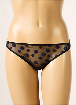 Culotte effet matière satinée noir SIMONE PERELE femme