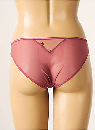 Culotte tissage satiné rose SIMONE PERELE femme
