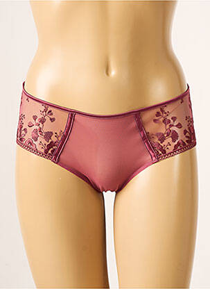 Shorty effet matière satinée rose SIMONE PERELE femme