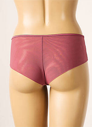 Shorty effet matière satinée rose SIMONE PERELE femme