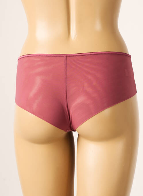 Shorty effet matière satinée rose SIMONE PERELE femme