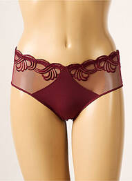 Shorty effet matière satinée rouge SIMONE PERELE femme