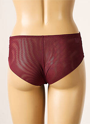 Shorty effet matière satinée rouge SIMONE PERELE femme