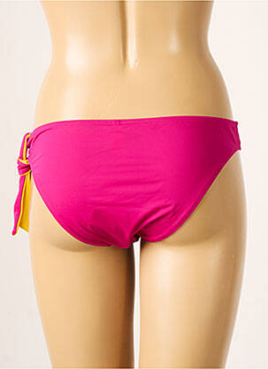 Bas de maillot de bain effet matière satinée culotte rose AUBADE femme
