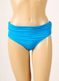 Bas de maillot de bain effet matière satinée culotte bleu AUBADE femme