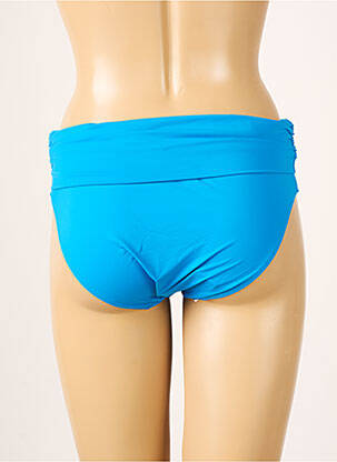 Bas de maillot de bain effet matière satinée culotte bleu AUBADE femme