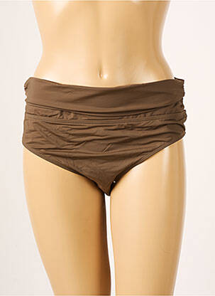 Bas de maillot de bain micro fibres culotte vert AUBADE femme
