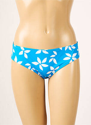 Bas de maillot de bain imprimé fantaisie culotte bleu AUBADE femme
