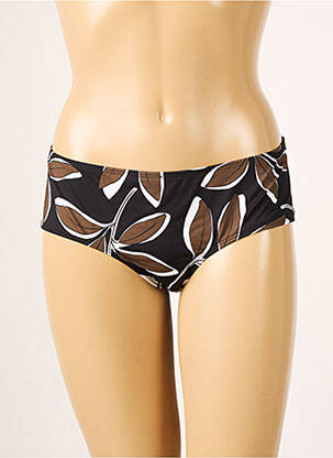 Bas de maillot de bain imprimé fantaisie culotte noir AUBADE femme
