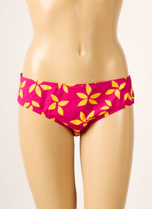 Bas de maillot de bain imprimé tie and dye culotte rose AUBADE femme