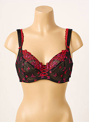Soutien-gorge effet matière satinée haut soutien-gorge emboitant noir AUBADE femme