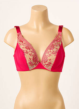 Soutien-gorge effet matière satinée haut soutien-gorge emboitant violet AUBADE femme