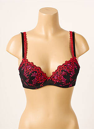 Soutien-gorge broderie haut soutien gorge push up air noir AUBADE femme
