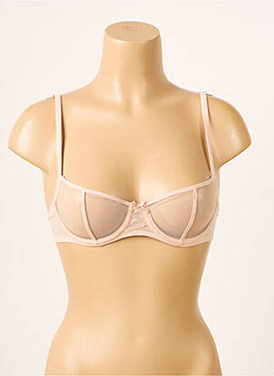 Soutien-gorge effet matière satinée haut soutien-gorge balconnet rose AUBADE femme
