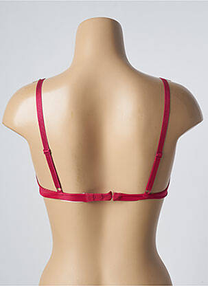 Soutien-gorge effet matière satinée haut triangles rose SIMONE X SIMONE PÉRÈLE femme