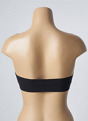 Soutien-gorge effet matière satinée haut bandeau noir PASSIONATA femme