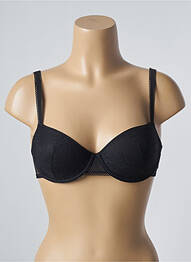Soutien-gorge effet matière satinée haut soutien-gorge moulé noir PASSIONATA femme
