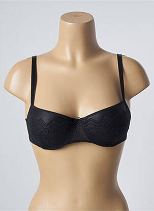 Soutien-gorge effet matière satinée haut soutien-gorge push-up noir PASSIONATA femme