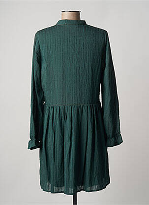 Robe mi-longue manches longues manches longues vert CHERRY PARIS femme