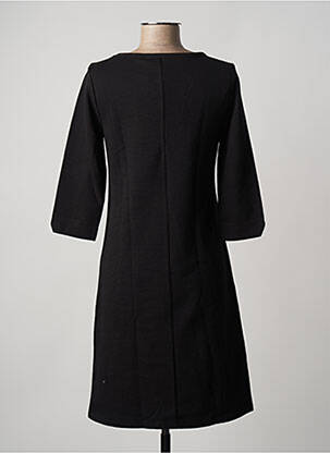 Robe mi-longue manches 3/4 manches 3/4 noir FRANSA femme