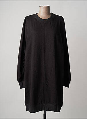 Robe mi-longue noir ICHI pour femme