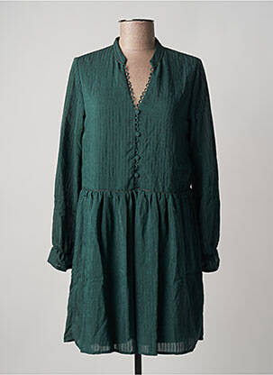 Robe mi-longue vert CHERRY PARIS pour femme