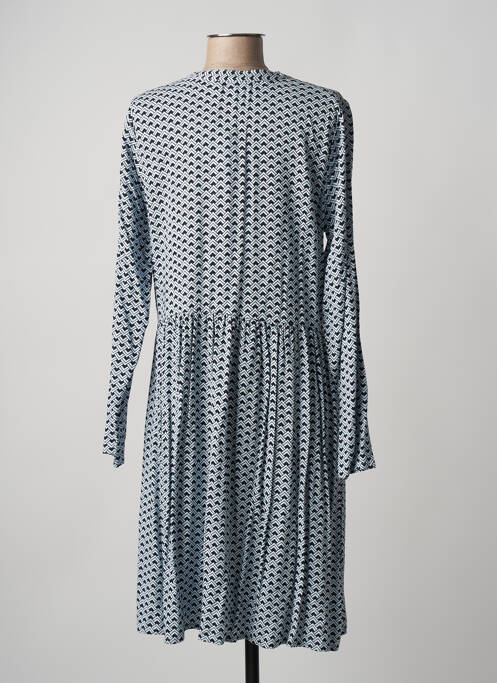 Robe mi-longue bleu ICHI pour femme