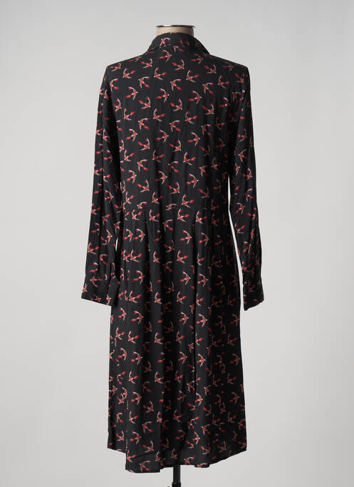 Robe mi-longue noir DIPLODOCUS pour femme