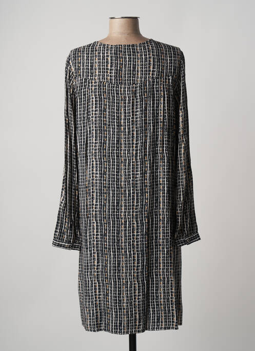 Robe mi-longue noir DIPLODOCUS pour femme