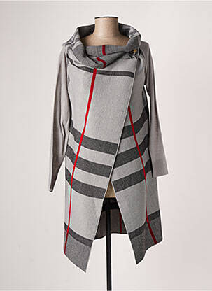 Gilet manches longues fermeture boutonnée sur le devant gris MEXX femme