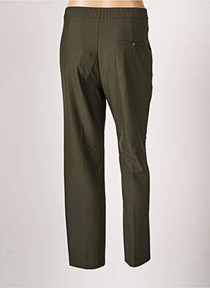 Pantalon chino tissage popeline taille normale vert GRACE & MILA femme