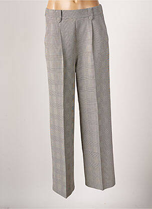 Pantalon large coupe fluide taille normale noir GRACE & MILA femme