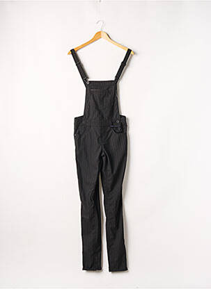 Salopette coupe cintrée sans manche noir FREEMAN T.PORTER femme