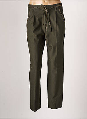 Pantalon chino vert GRACE & MILA pour femme