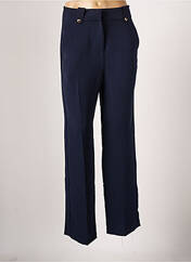 Pantalon droit bleu GRACE & MILA pour femme seconde vue