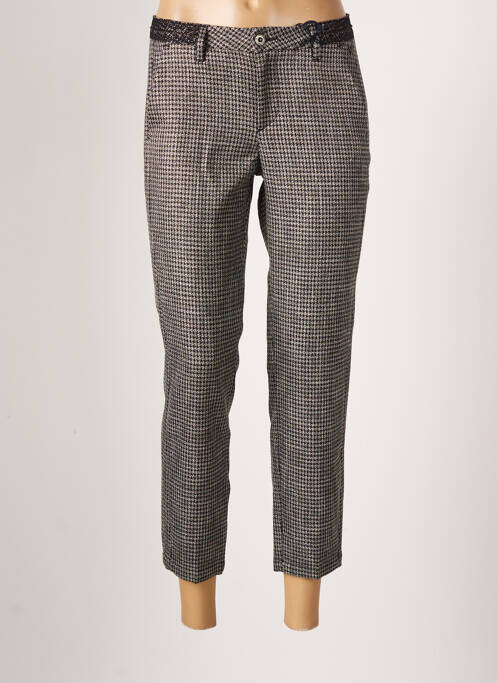 Pantalon 7/8 stretch taille normale gris FREEMAN T.PORTER femme
