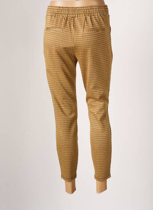 Pantalon chino jaune ICHI pour femme