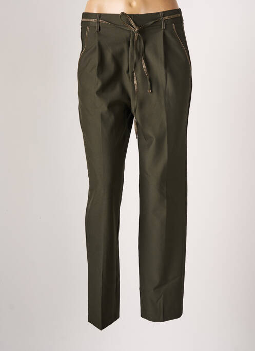 Pantalon chino vert GRACE & MILA pour femme
