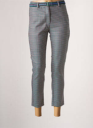 Pantalon droit stretch taille normale vert CKS femme