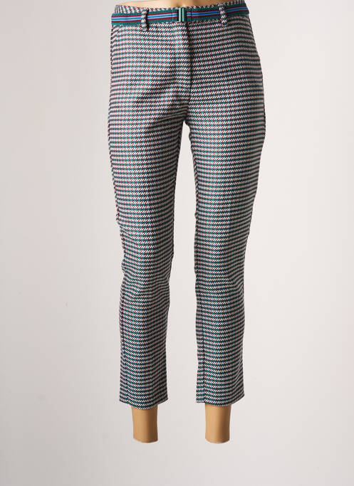 Pantalon droit stretch taille normale vert CKS femme