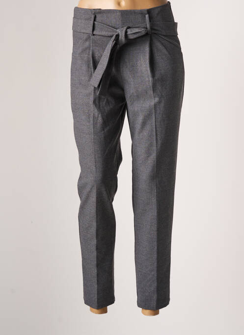 Pantalon droit gris F.A.M. pour femme